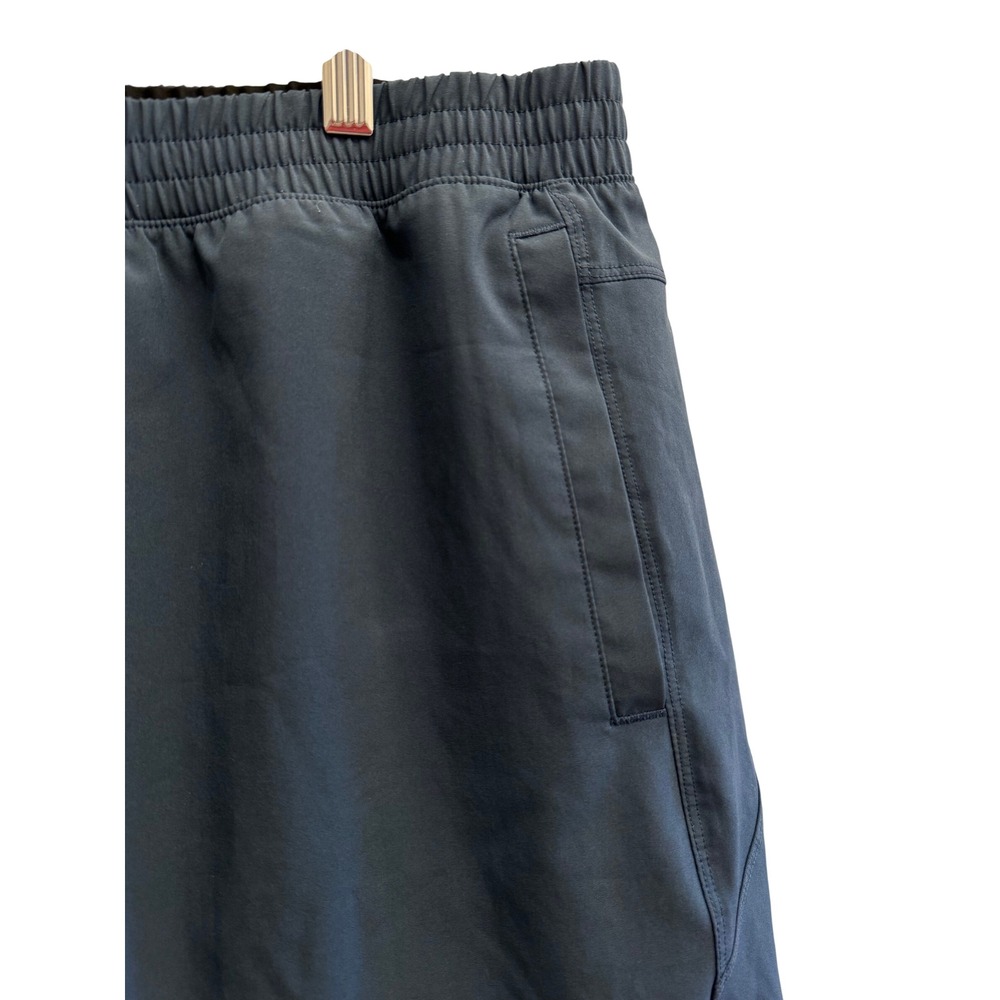 Bearbottom Men's XXL Athletic Shorts Dark Blue Stretch Training Gym with Liner - Picture 2 of 7